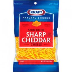 Kraft Shredded Sharp Cheddar